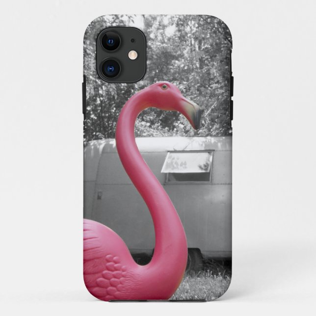 Rosa Flamingo Case-Mate iPhone Hülle (Rückseite)