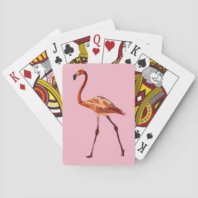 Rosa Flamingo Classic Playing Cards Spielkarten (Rückseite)