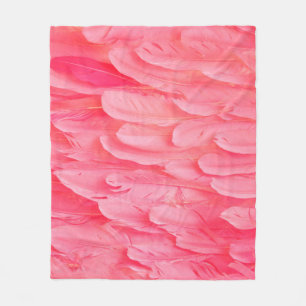 Rosa Flamingo Feathersflamingo, Feder, Rosa, Textu Fleecedecke