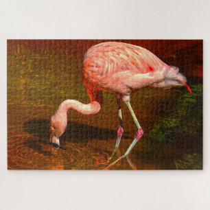 Rosa Flamingo Florida. Puzzle