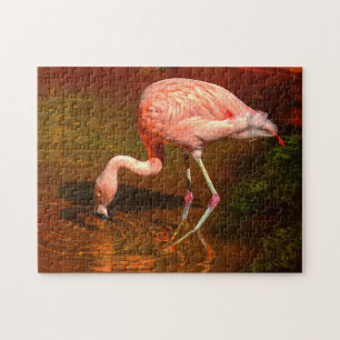 Rosa Flamingo Florida. Puzzle