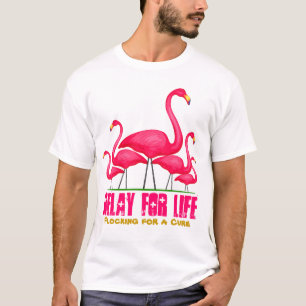 Rosa Flamingo-Jargon T-Shirt