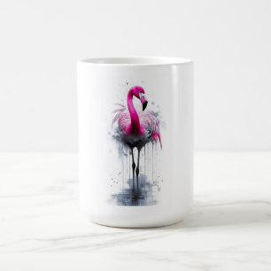 Rosa Flamingo Kaffeetasse
