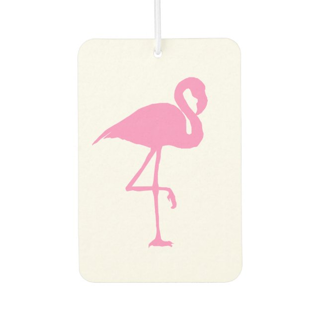 Rosa Flamingo-Lufterfrischer Autolufterfrischer (Vorderseite)