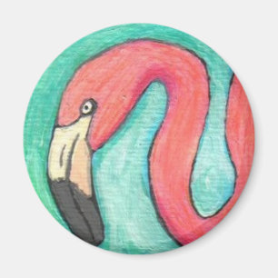 Rosa Flamingo - Magnet