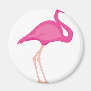 Rosa Flamingo Magnet
