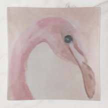 Rosa Flamingo-Malerei