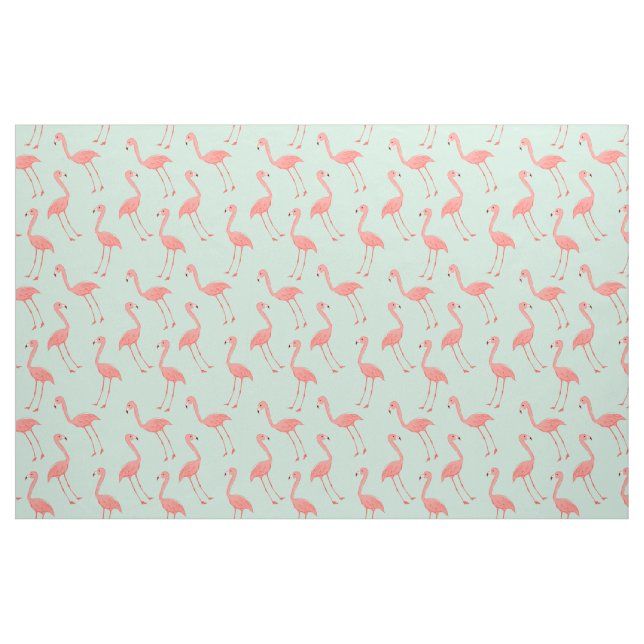 Rosa Flamingo-modisches und tropisches Muster Stoff (Fat Quarter (45,7 x 55,9 cm))