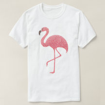 Rosa Flamingo-Mosaik Tropische Kunst Ästhetik