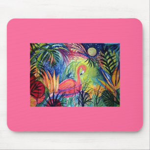 Rosa Flamingo Mousepad