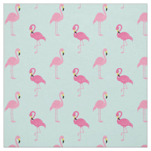 Rosa Flamingo-Muster Stoff