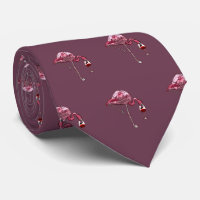 Rosa Flamingo-Muster Weinliebhaber Süß