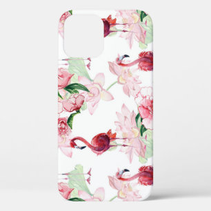 Rosa Flamingo: Nahtloses Muster Elegance Case-Mate iPhone Hülle