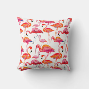 Rosa Flamingo, nahtloses Muster. Kissen