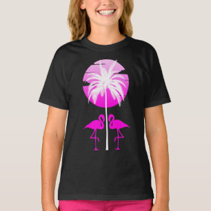 Rosa Flamingo Natur T-Shirt