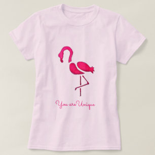 Rosa Flamingo Pop Kunst T-Shirt
