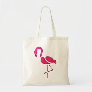 Rosa Flamingo Pop Kunst Tragetasche
