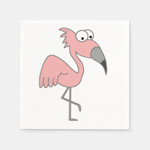 Rosa Flamingo Serviette