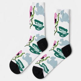 Rosa Flamingo-Set Socken
