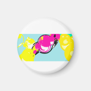 Rosa Flamingo-Spaß Magnet