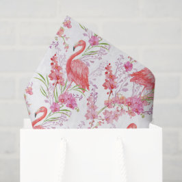 Rosa Flamingo Strandmuster Party Gewebe Seidenpapier