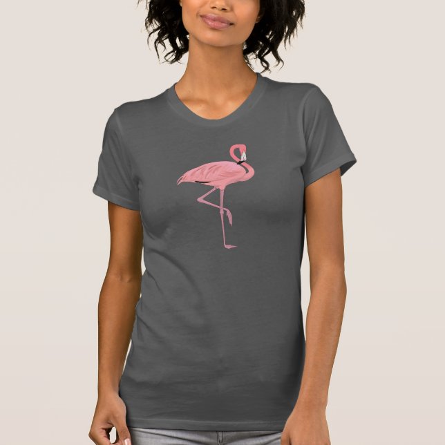 Rosa Flamingo T-Shirt (Vorderseite)