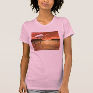 Rosa Flamingo-T - Shirt Floridas