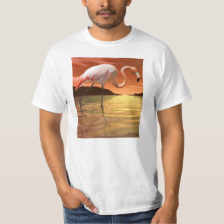 Rosa Flamingo-T-Shirt Floridas T-Shirt