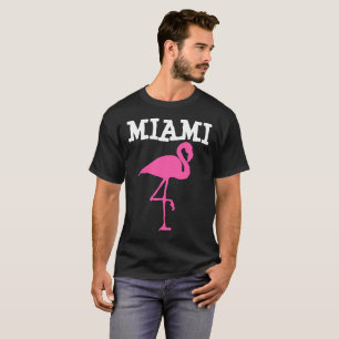 Rosa Flamingo-T - Shirts MIAMI BEACH FLORIDA