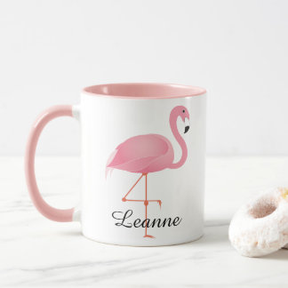 Rosa Flamingo Tasse