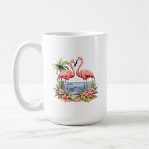 Rosa Flamingo-Tasse Kaffeetasse