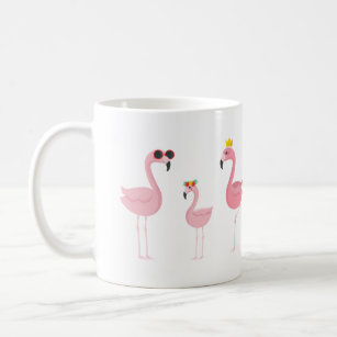 Rosa Flamingo-Tasse Kaffeetasse