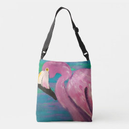 Rosa Flamingo Tragetaschen Mit Langen Trägern