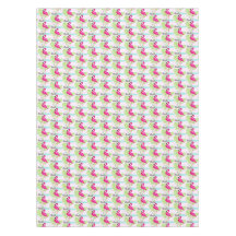 Rosa Flamingo, tropische Blätter