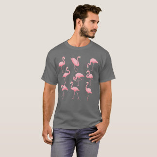 Rosa Flamingogruppen-Schwingungen T-Shirt