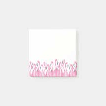 Rosa Flamingopost-itanmerkungen