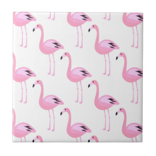 Rosa Flamingos 2 Fliese