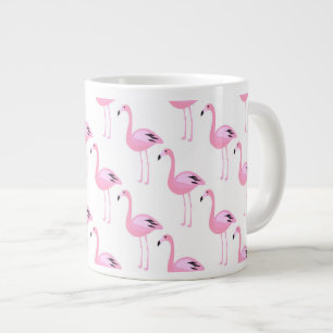 Rosa Flamingos 2 Jumbo-Tasse