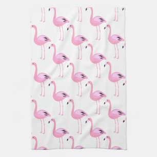 Rosa Flamingos 2 Küchentuch