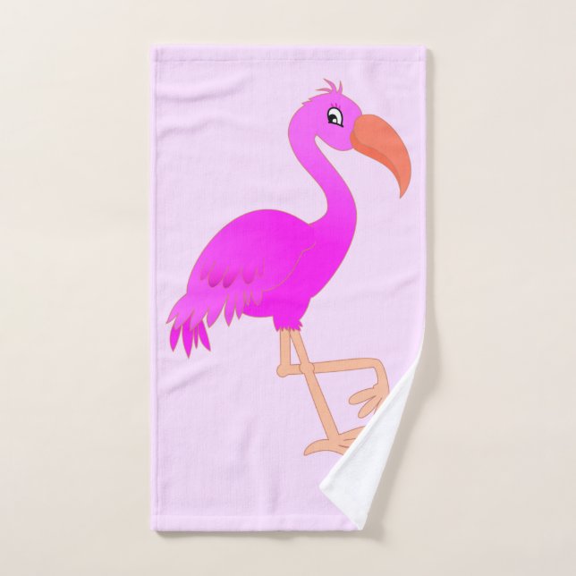 Rosa Flamingos Badehandtücher Badhandtuch Set (Handtuch)
