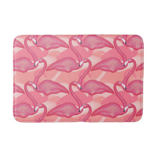 Rosa Flamingos Badematte