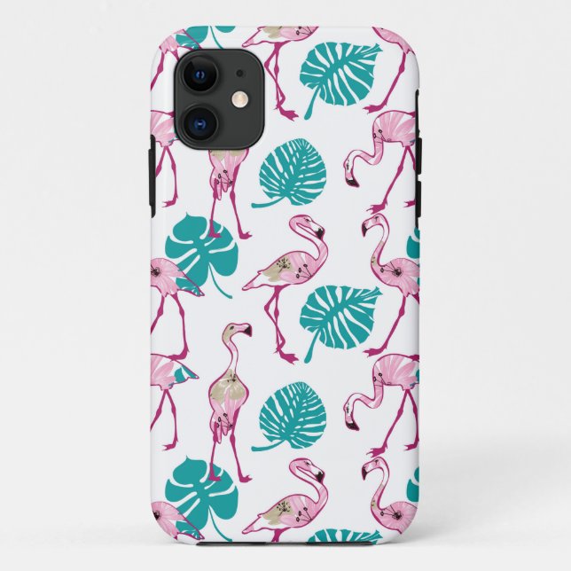 Rosa Flamingos Case-Mate iPhone Hülle (Rückseite)