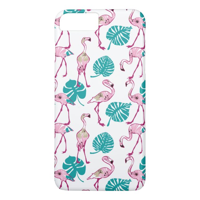 Rosa Flamingos Case-Mate iPhone Hülle (Rückseite)