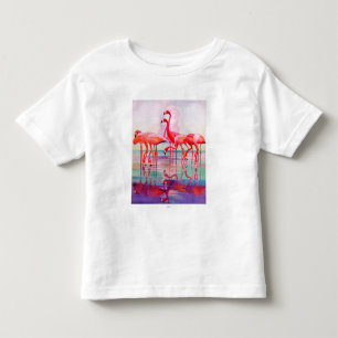 Rosa Flamingos durch Francis-Lee Jacques Kleinkind T-shirt