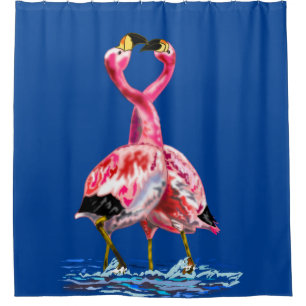 Rosa Flamingos Duschvorhang - Ihre Farben