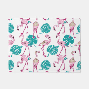 Rosa Flamingos Fußmatte