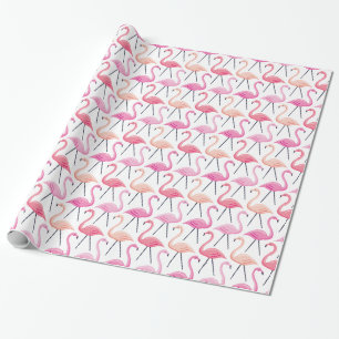 Rosa Flamingos Geschenkpapier