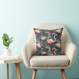 Rosa Flamingos in Fernen Kissen