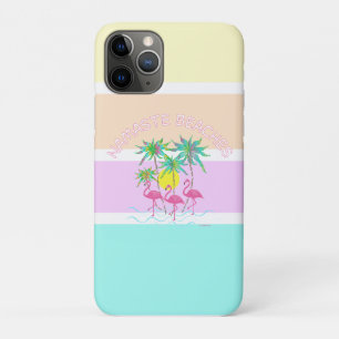 Rosa Flamingos mit Palmen, Namaste Strände, Cool Case-Mate iPhone Hülle