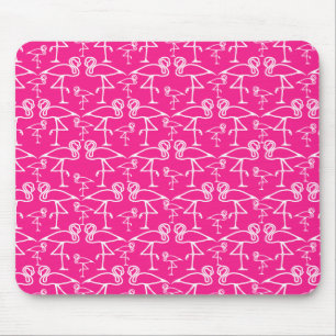 Rosa Flamingos Mousepad